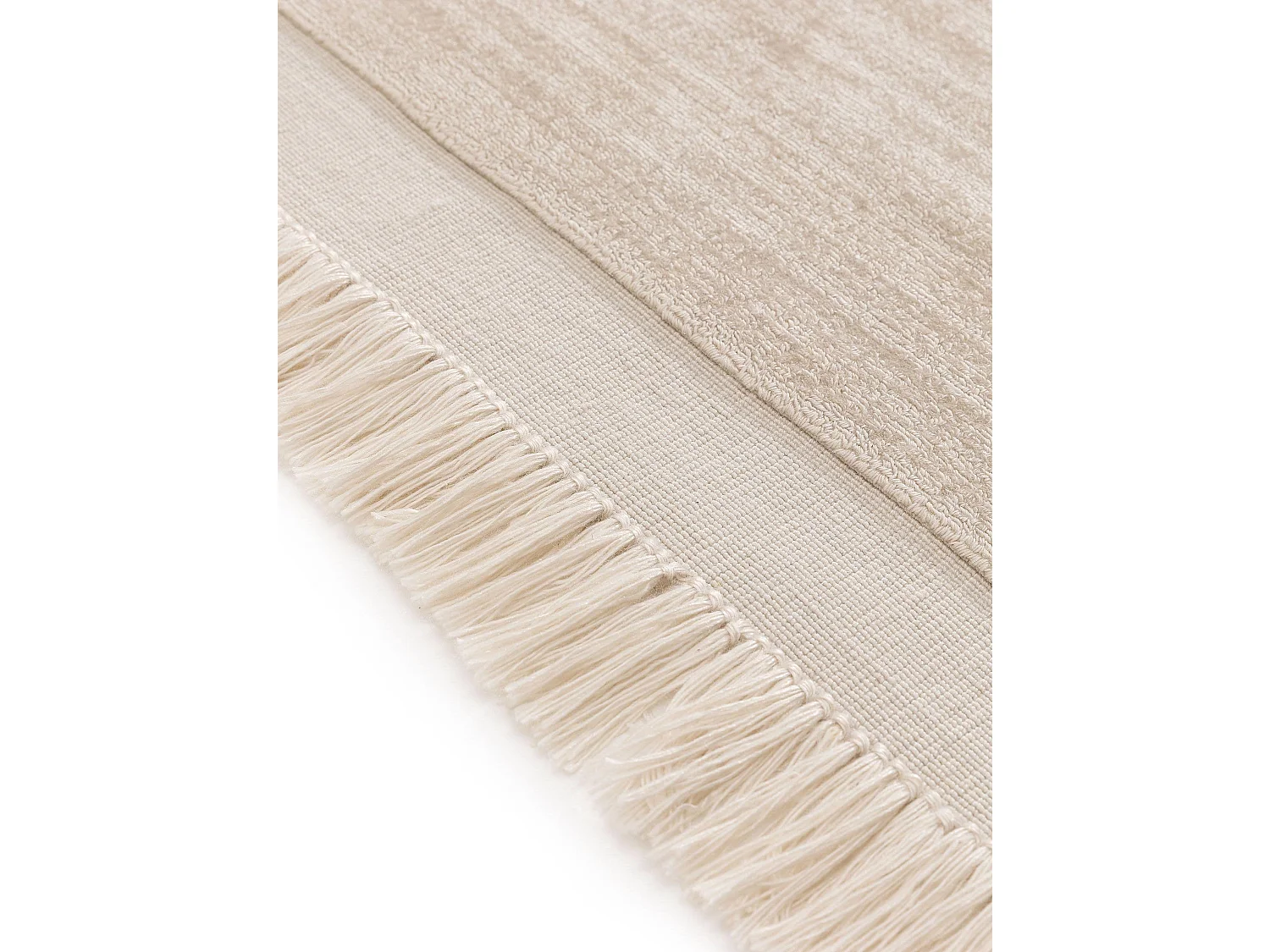 Tapis fabriqué à partir de matériaux recyclés Jade Crème 120x170 cm