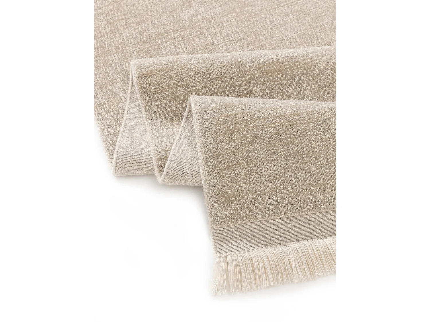 Tapis fabriqué à partir de matériaux recyclés Jade Crème 120x170 cm