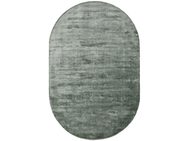 Tapis en viscose Ovale Nela Vert clair 150x230 cm