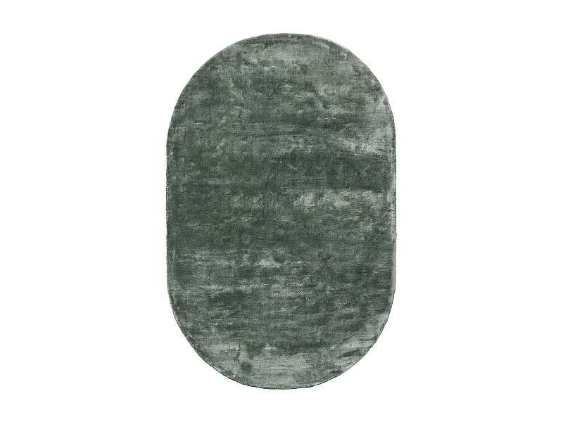 Tapis en viscose Ovale Nela Vert clair 150x230 cm