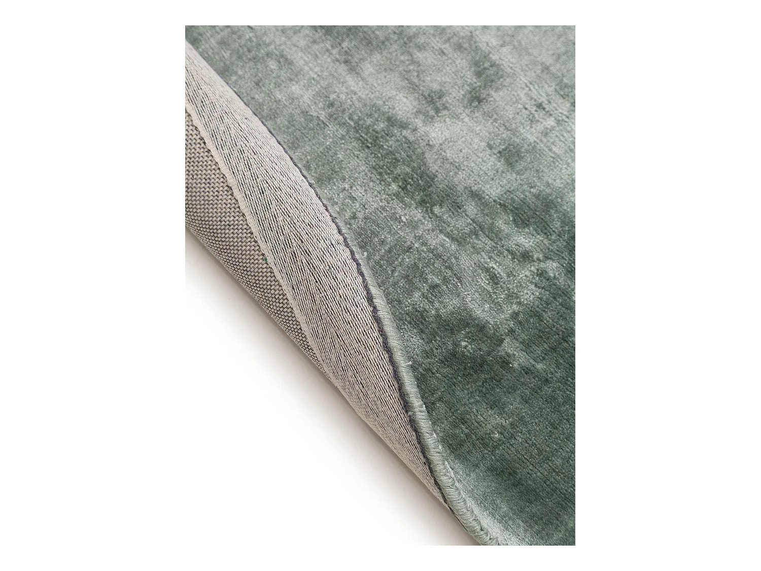 Tapis en viscose Ovale Nela Vert clair 150x230 cm