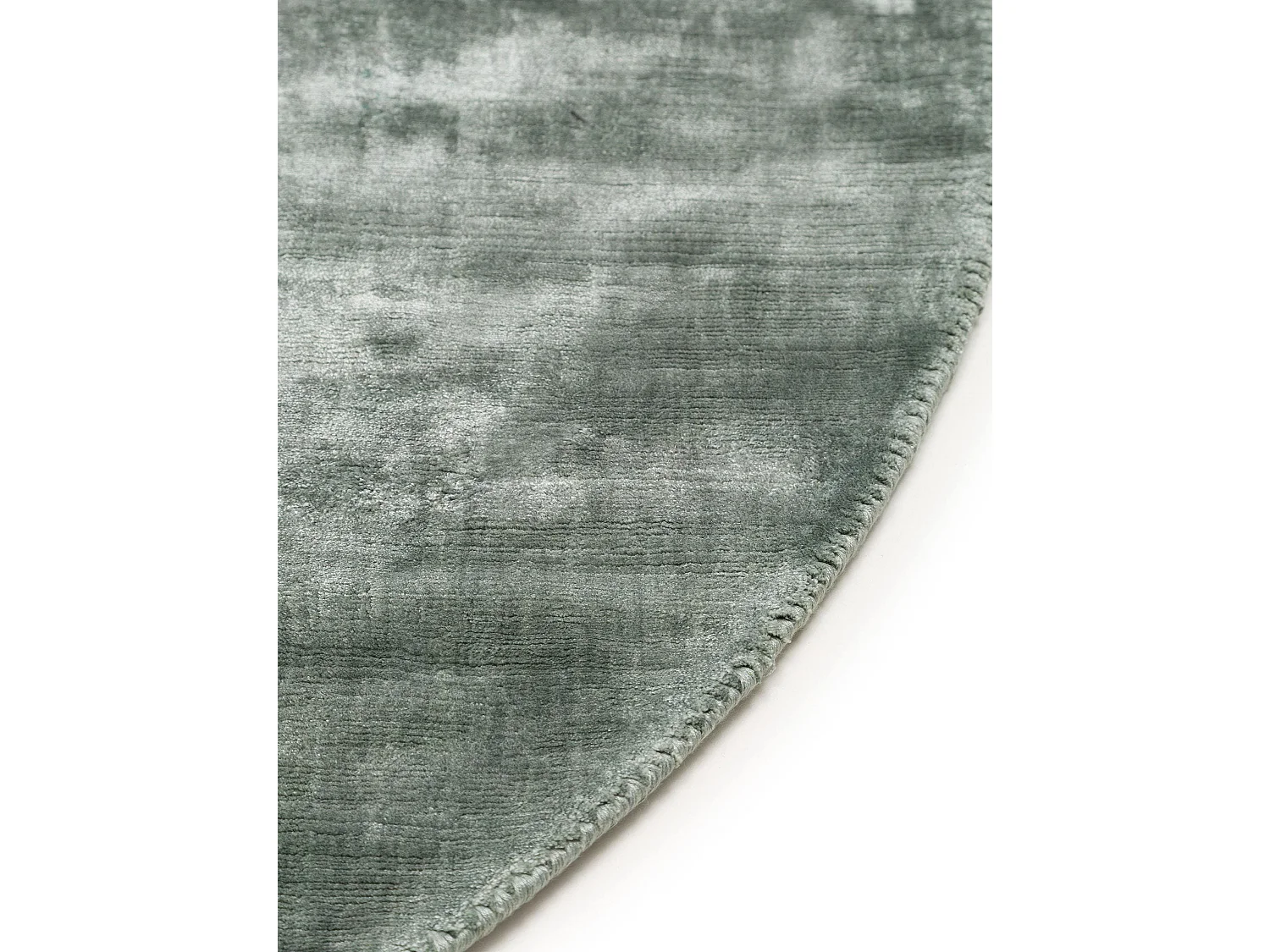 Tapis en viscose Ovale Nela Vert clair 150x230 cm