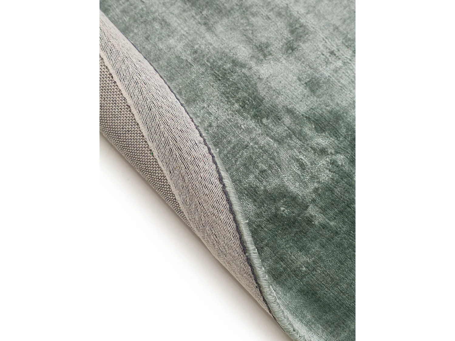 Tapis en viscose Ovale Nela Vert clair 150x230 cm