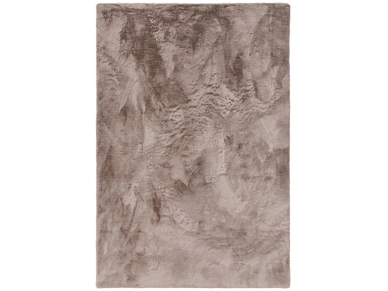 Tapis de fourrure Dave Taupe 80x150 cm