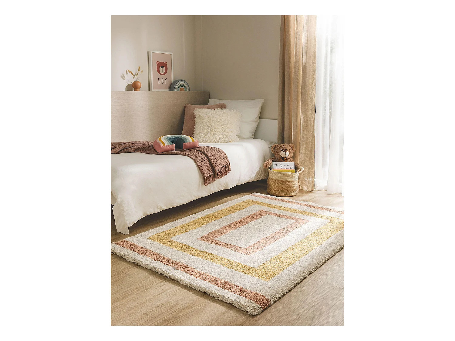 Tapis enfant Gobi Multicouleur 120x170 cm