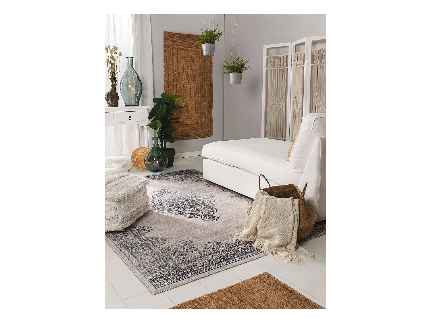 Tapis Laury Gris 200x300 cm