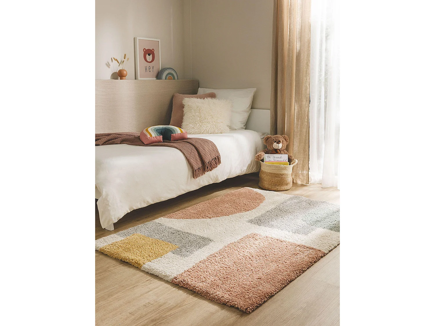 Tapis enfant Gobi Multicouleur 140x200 cm