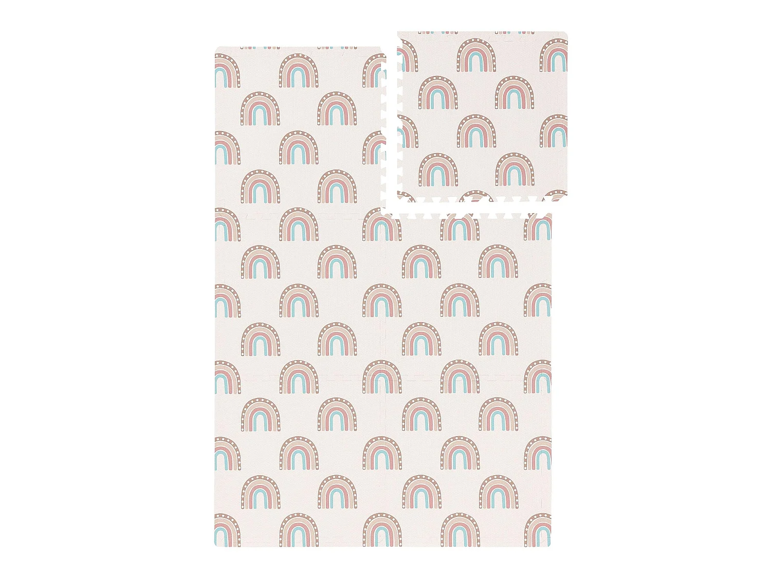 Tapis de jeu Rainbow Multicouleur 120x180 cm