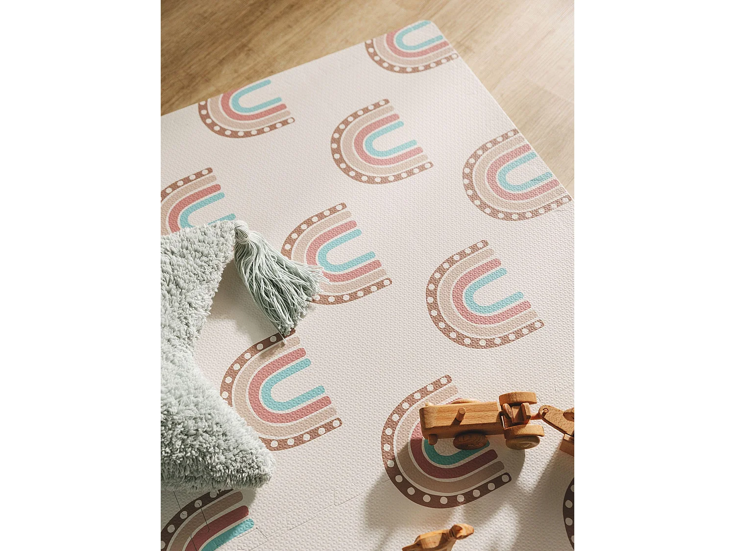 Tapis de jeu Rainbow Multicouleur 120x180 cm