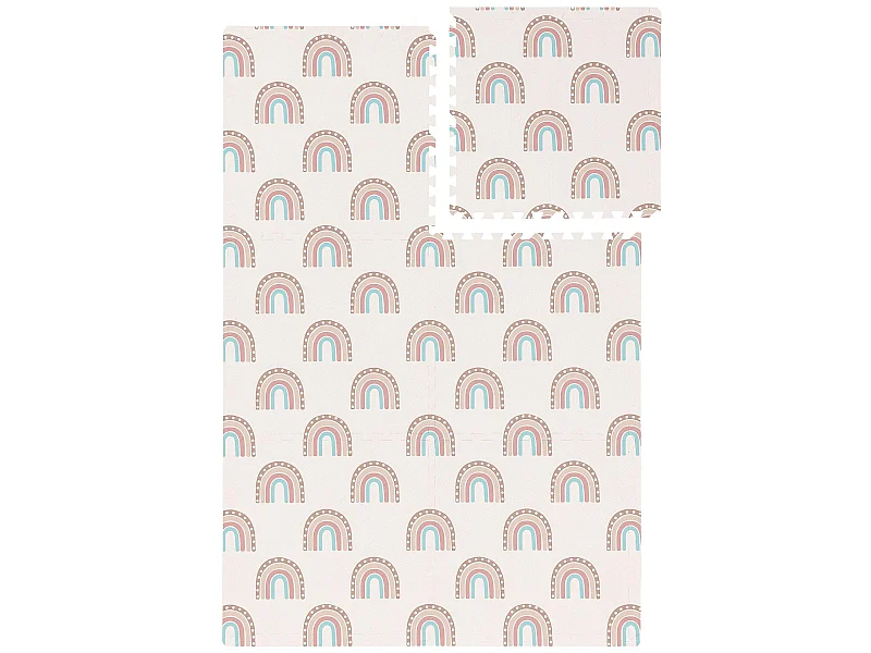 Tapis de jeu Rainbow Multicouleur 120x180 cm