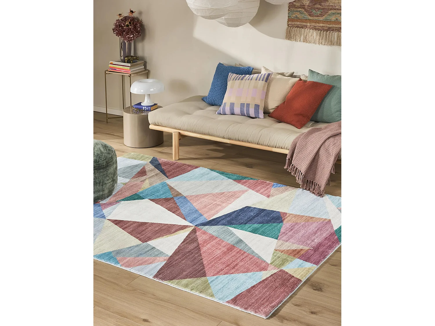 Tapis Mara Multicouleur/Fuchsia 160x230 cm