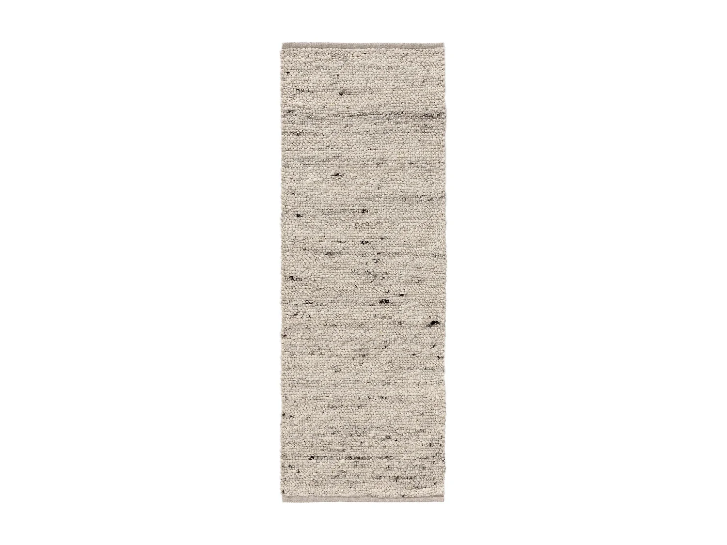 Tapis de laine Finn Ivory Grey 70x200 cm
