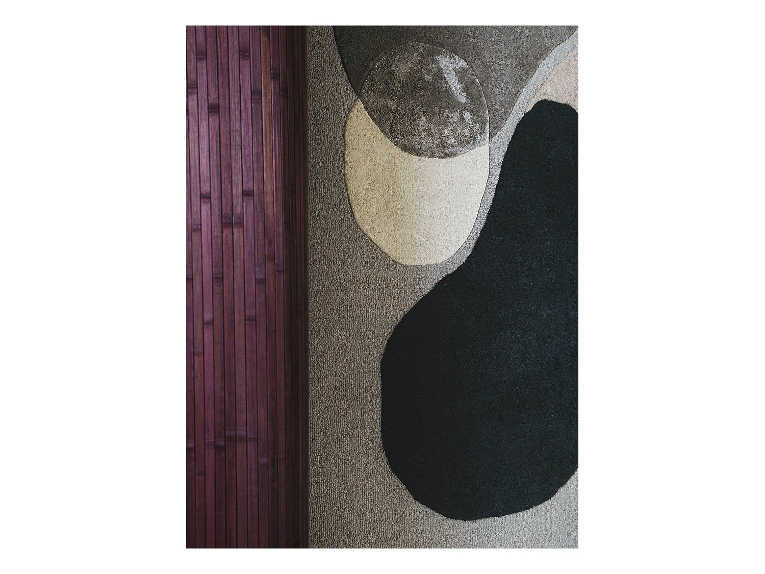 Tapis de laine Kyoto Multicouleur/Gris 160x230 cm