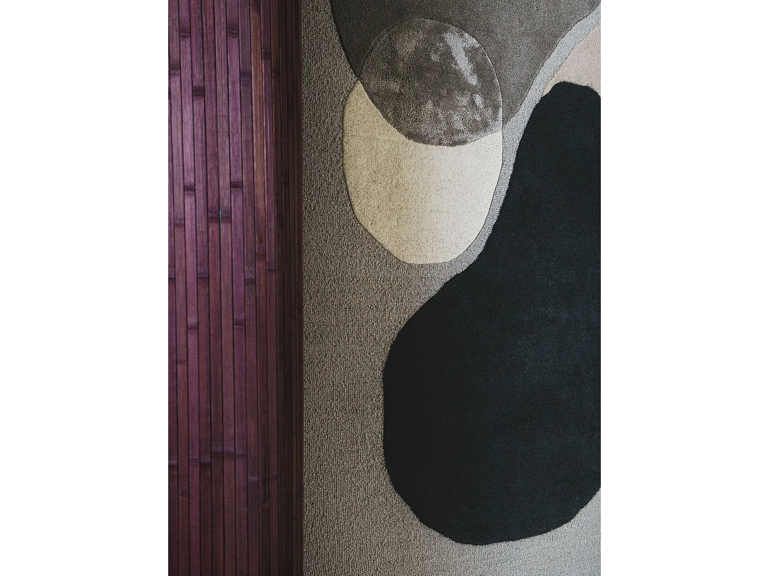 Tapis de laine Kyoto Multicouleur/Gris 160x230 cm