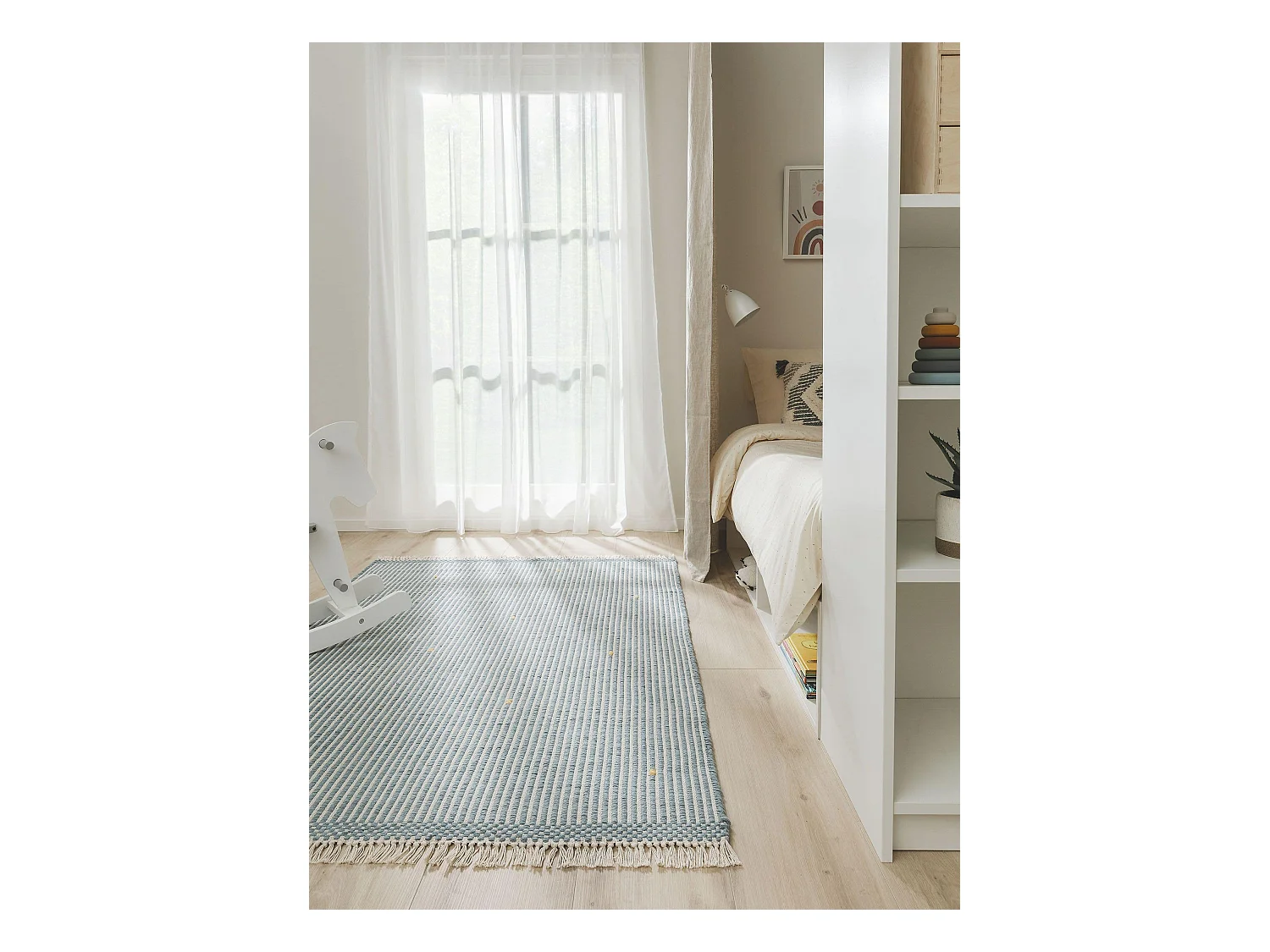 Tapis enfant Bruno Bleu 150x220 cm