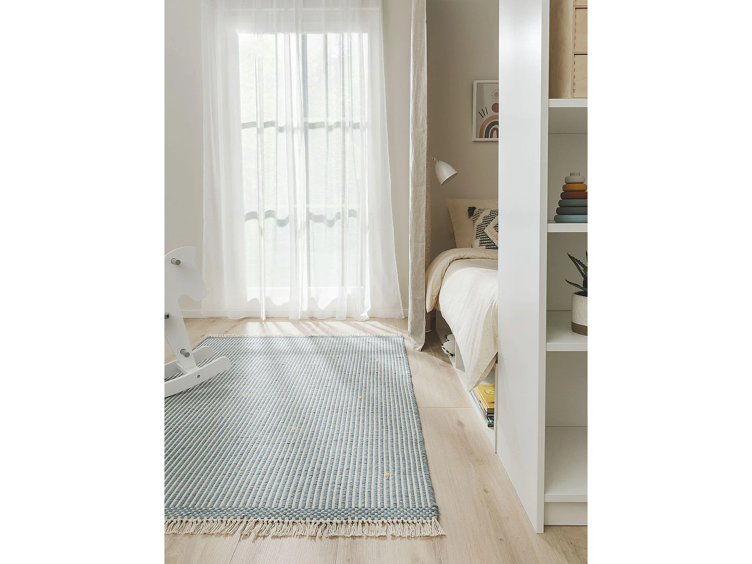 Tapis enfant Bruno Bleu 150x220 cm