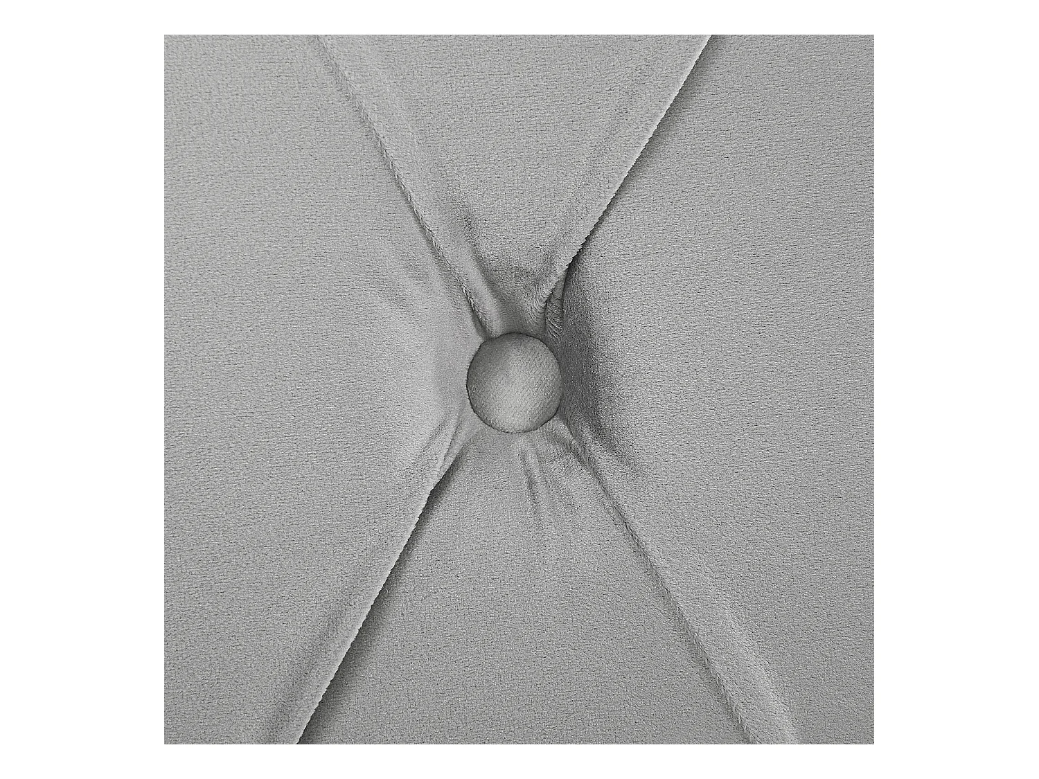 Bed Fluweel AVALLON 180 x 200 cm Grijs