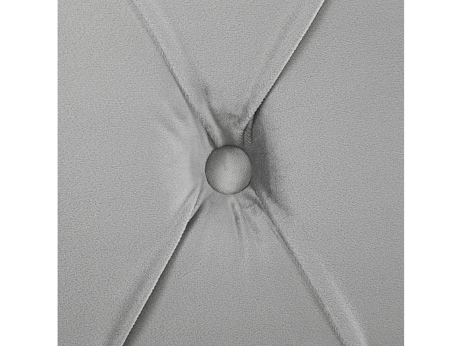 Bed Fluweel AVALLON 180 x 200 cm Grijs