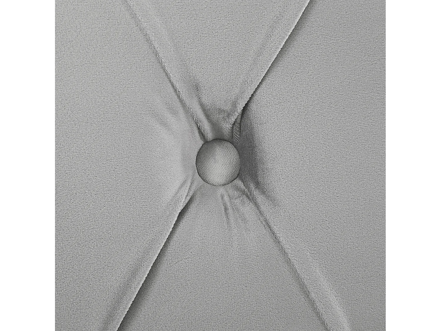 Polsterbett Doppelbett 180x200 Hellgrau Samtstoff Kopfteil Fußteil Lattenrost