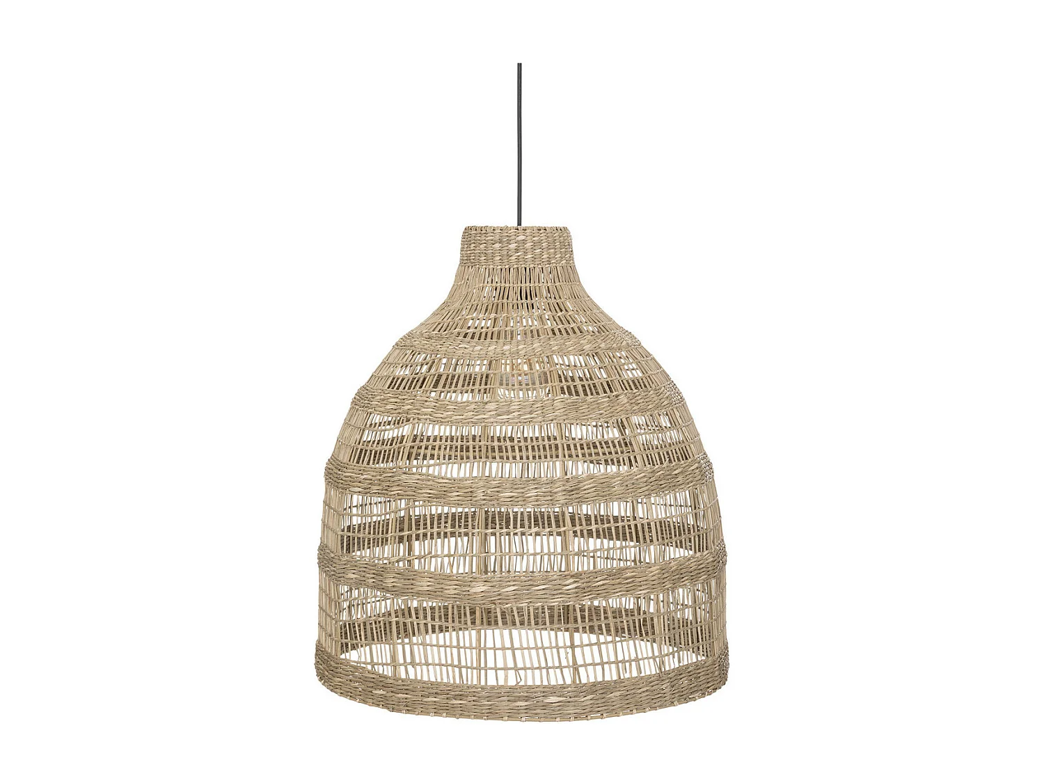 Luminaire Suspension en Rotin et Osier D 45 cm