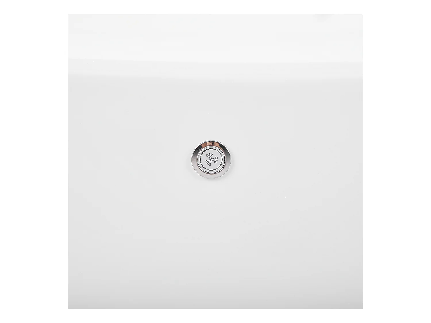 Vrijstaand bubbelbad met LED ANTIGUA 168 x 80 cm Wit