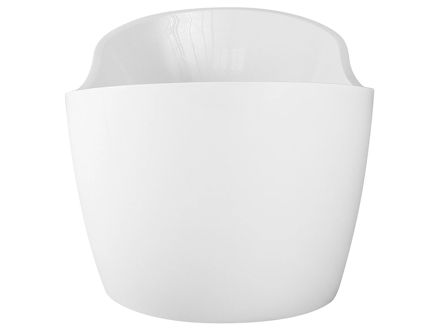Baignoire balnéo îlot avec LED ANTIGUA 168 x 80 cm Blanc
