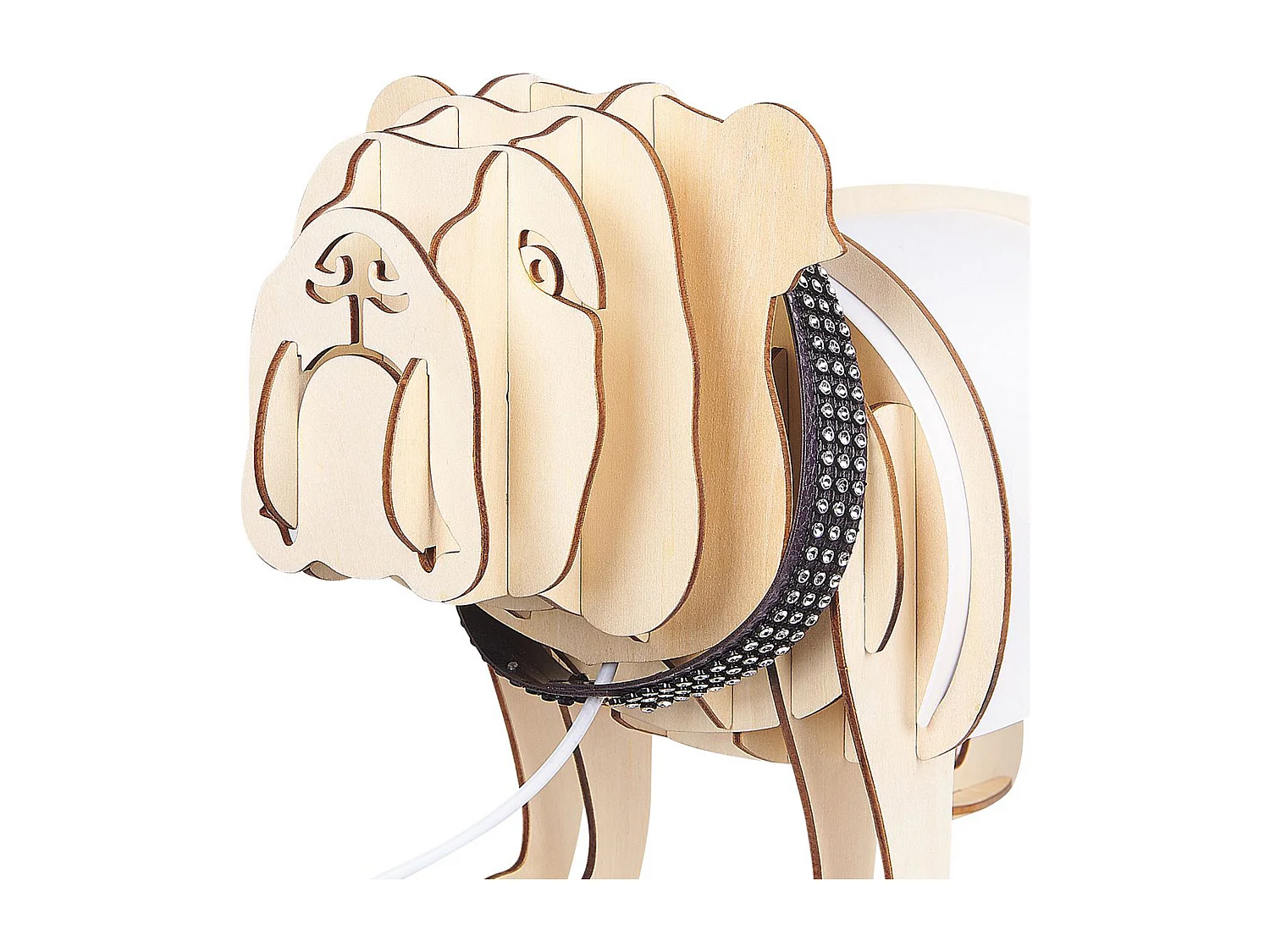 Lampe à poser Chien DOUCE Marron clair