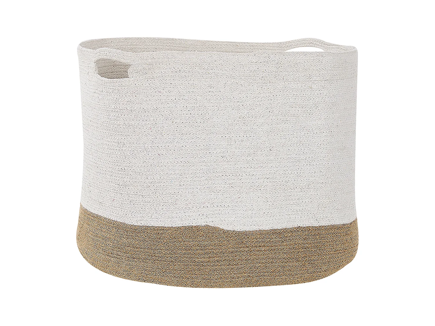 Conjunto de 2 cestos KAHAN Algodão Branco