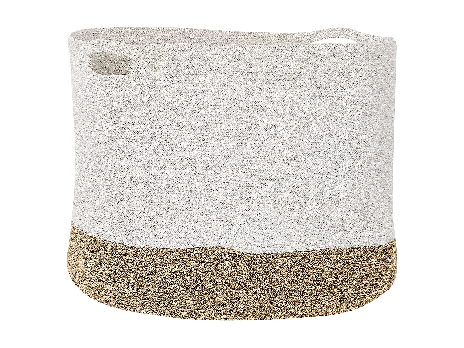 Lot de 2 paniers KAHAN Coton Blanc