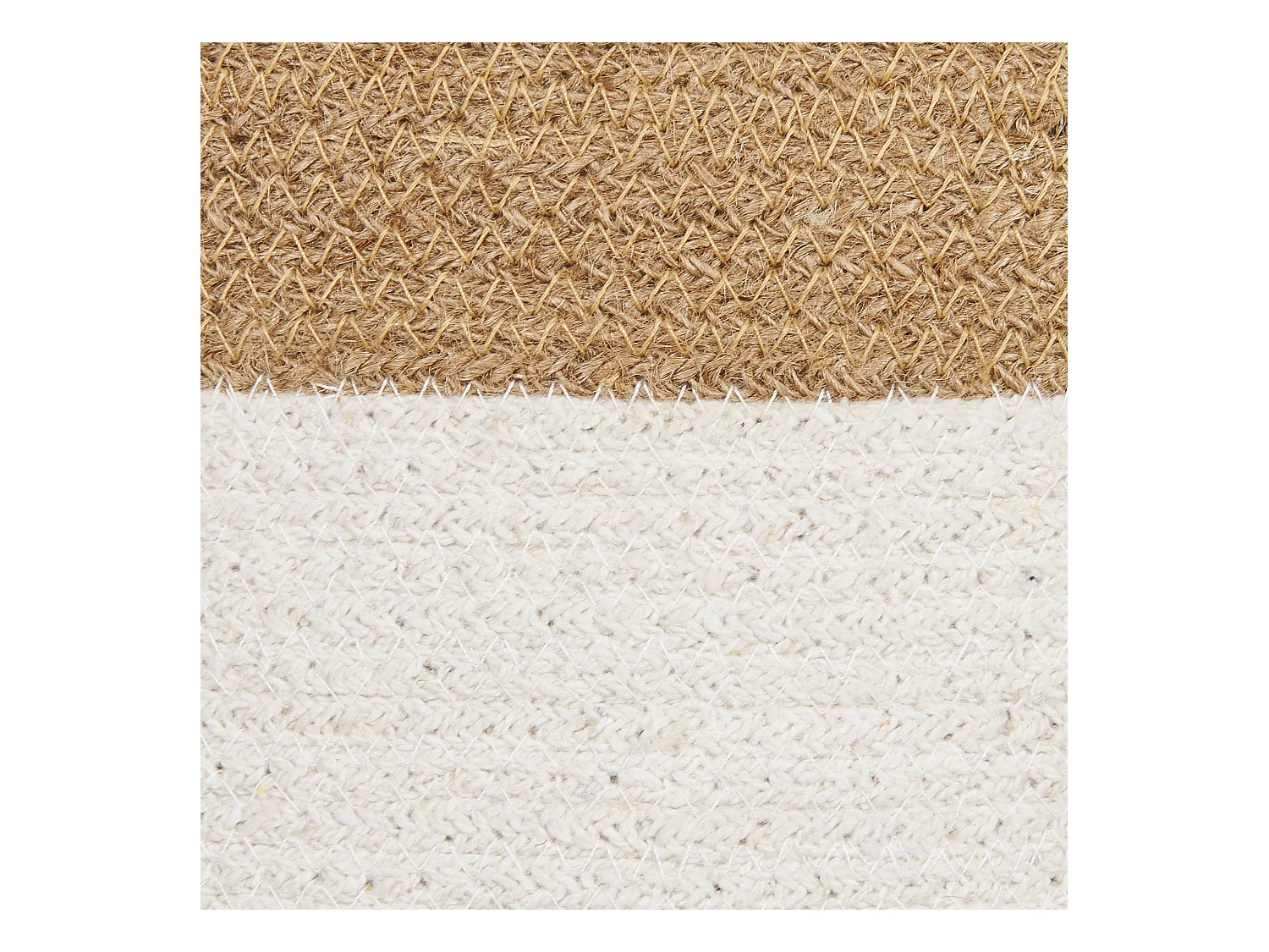 Zestaw 2 koszy KARDH Bawełna Biały