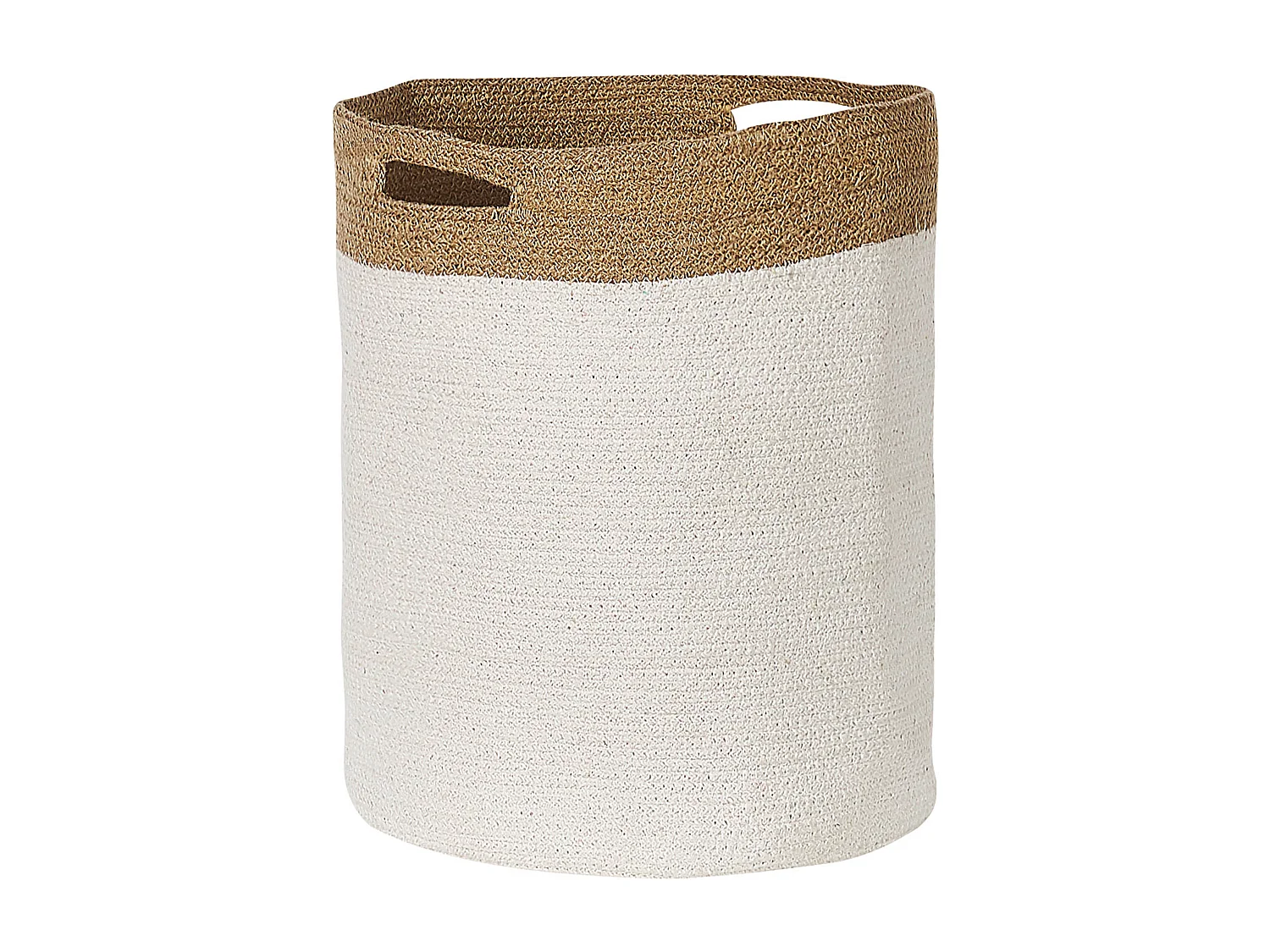 Set di 2 cestini KARDH Cotone Bianco