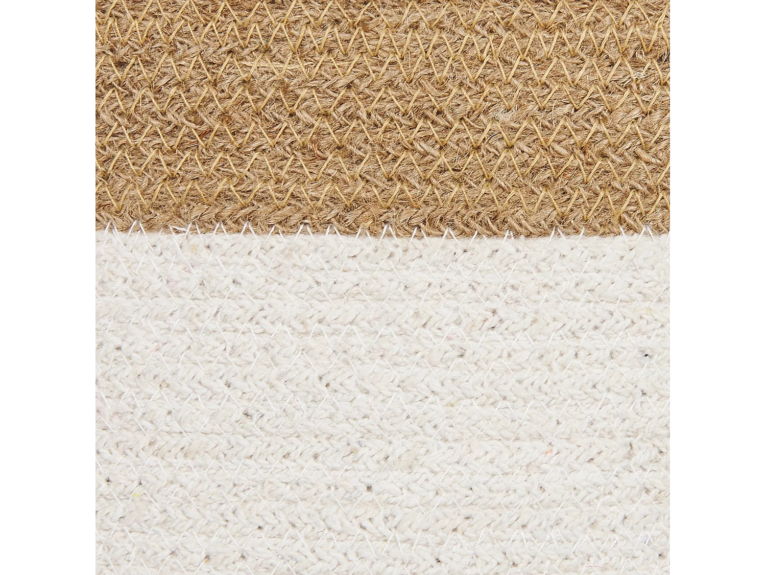 Set di 2 cestini KARDH Cotone Bianco