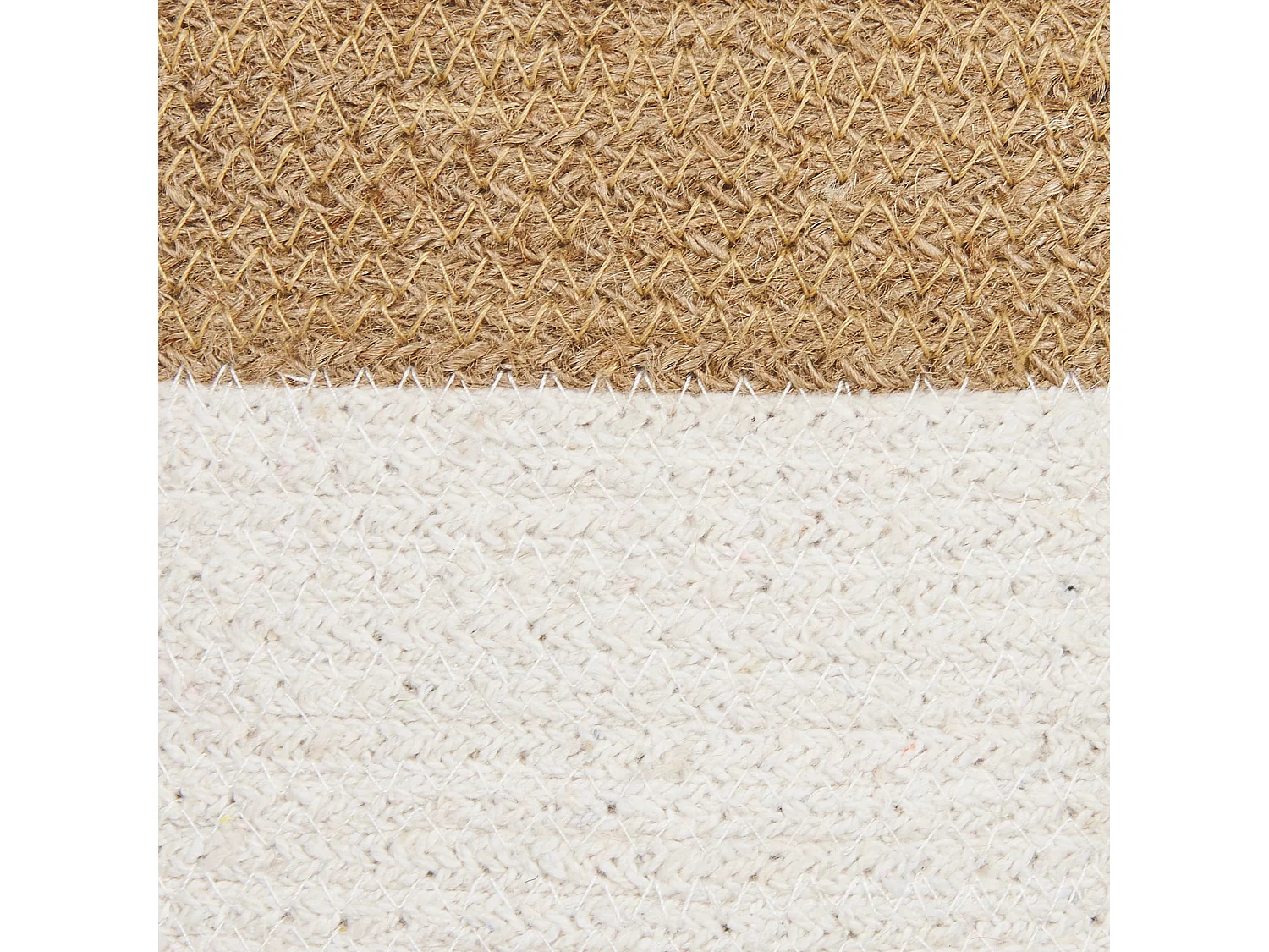 Lot de 2 paniers KARDH Coton Blanc