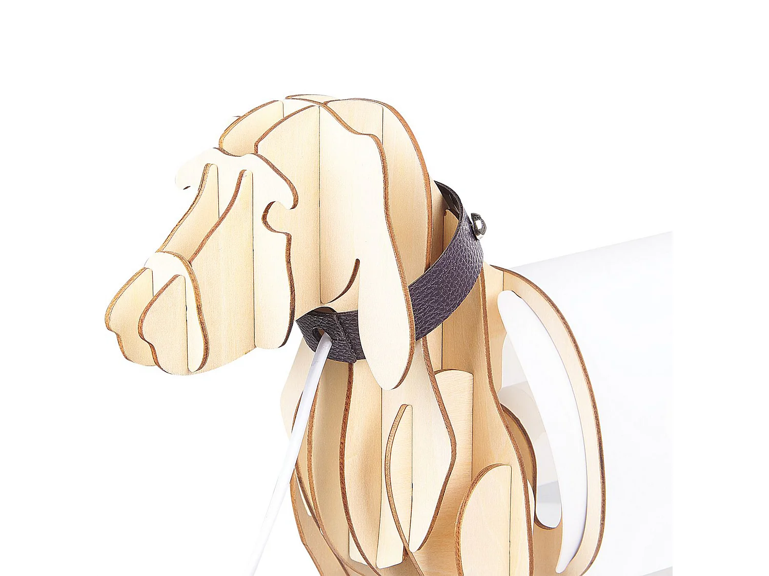 Lampe à poser Chien LOUBIERE Marron clair