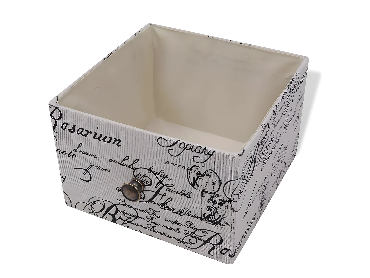 Mesita de noche de madera con dos cajones 30x28x46 cm 1402009