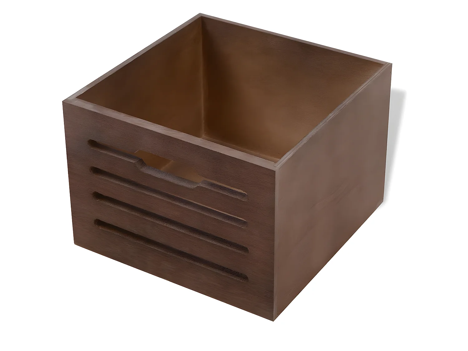 Mesita de noche de madera con dos cajones 30x28x46 cm 1402009