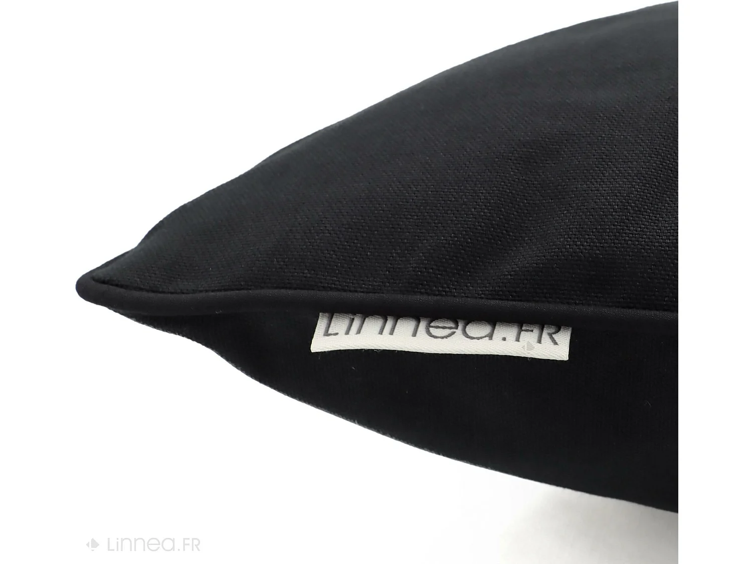 Housse de coussin 80x80 cm MONTSEGUR Noir