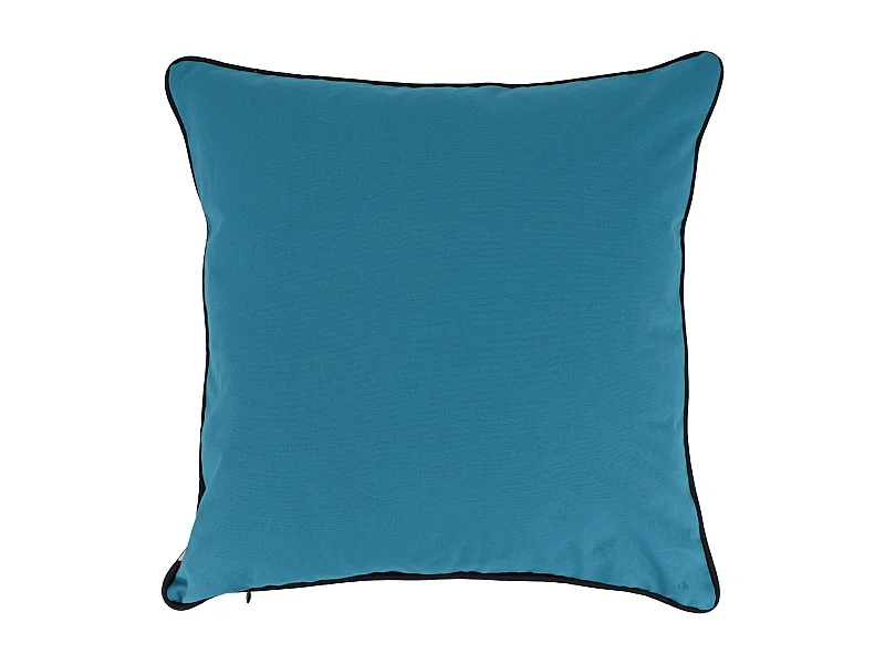 Housse de coussin 50x50 cm MONTSEGUR bleu Prusse