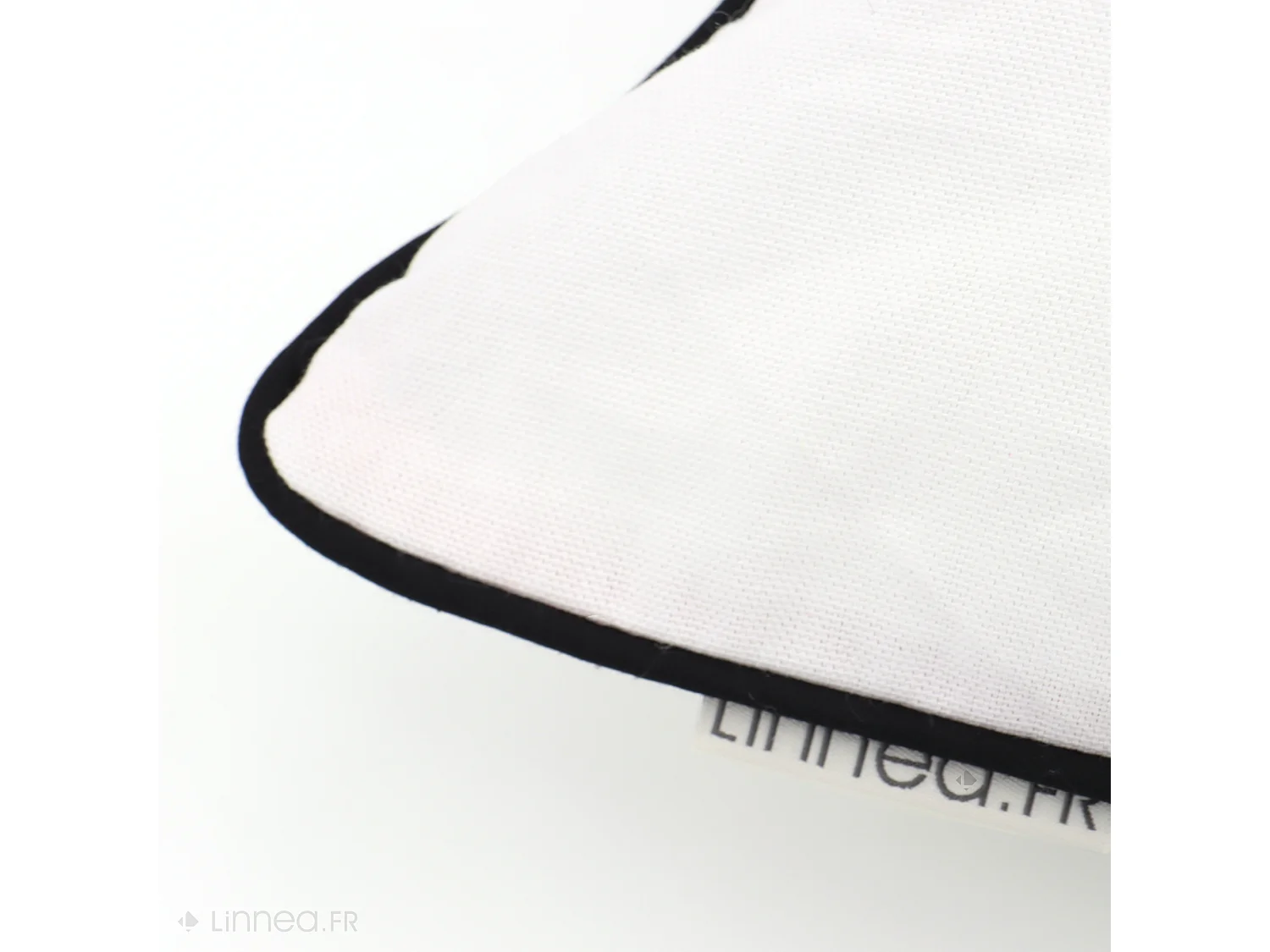 Housse de coussin 80x80 cm MONTSEGUR Blanc