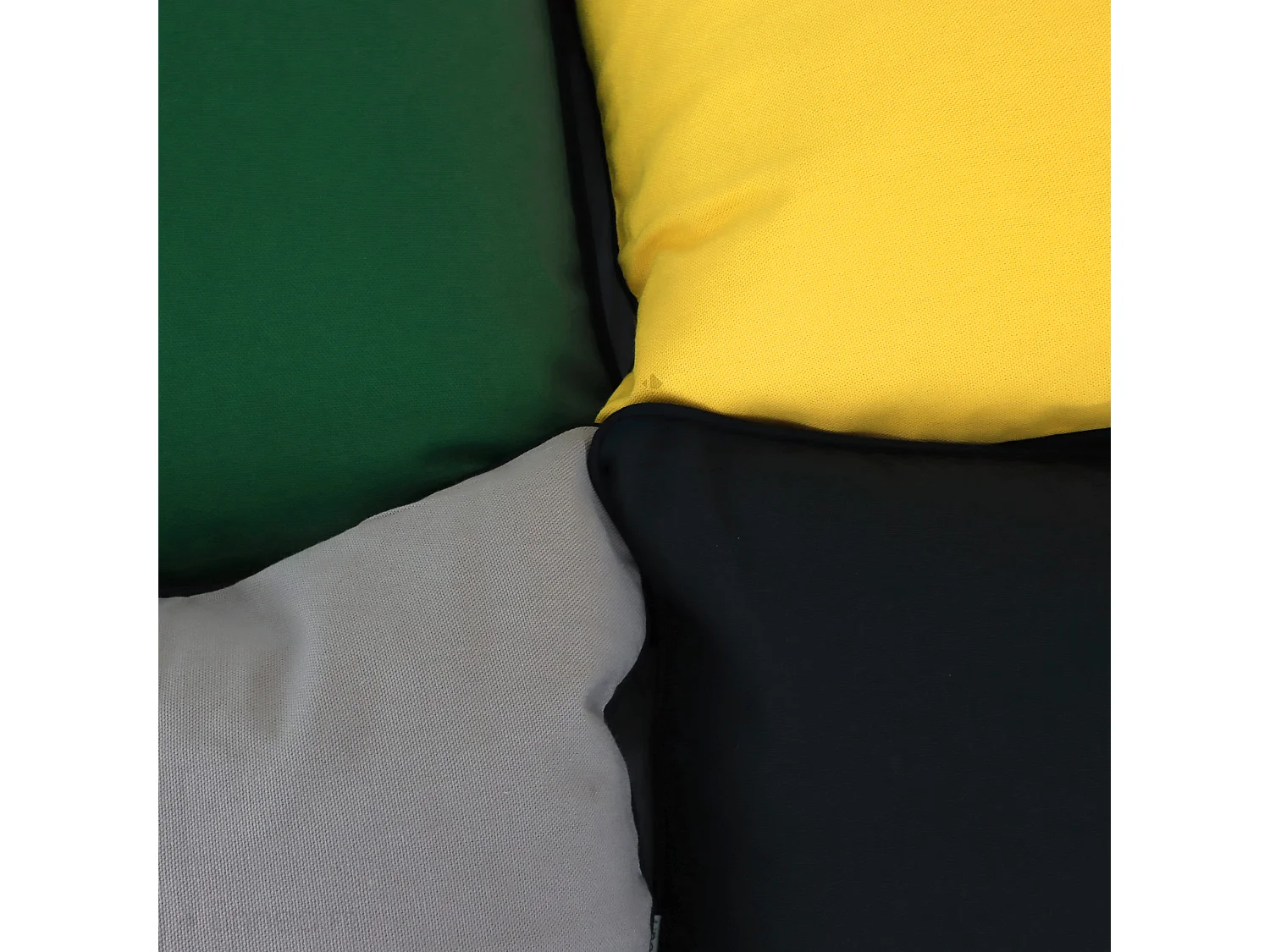 Housse de coussin 80x80 cm MONTSEGUR Blanc