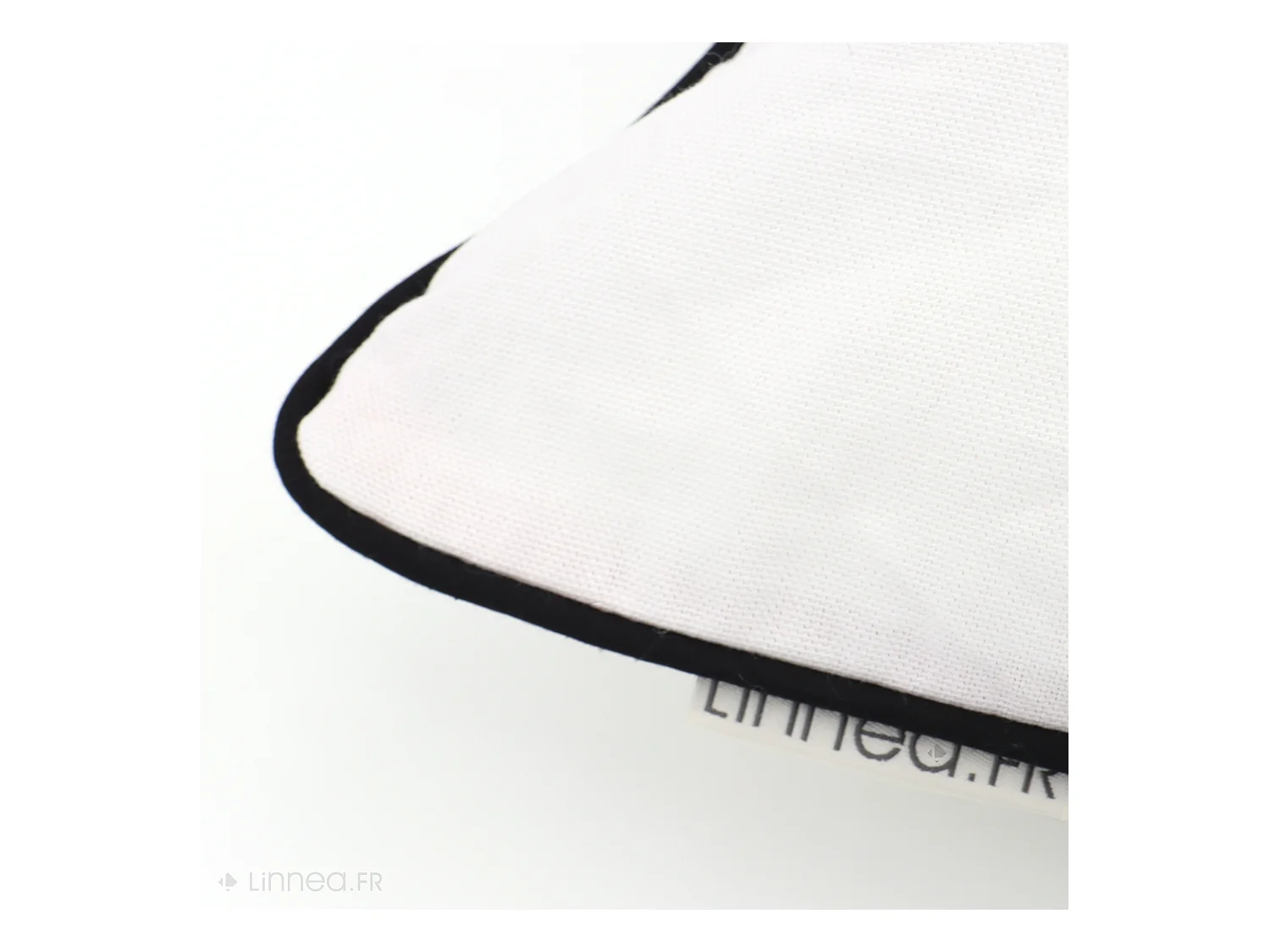 Housse de coussin 50x50 cm MONTSEGUR Blanc