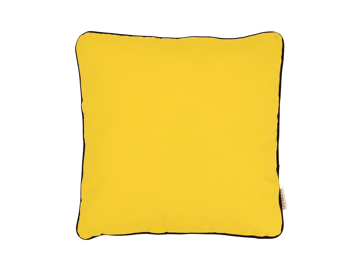 Housse de coussin 50x50 cm MONTSEGUR jaune Curcuma