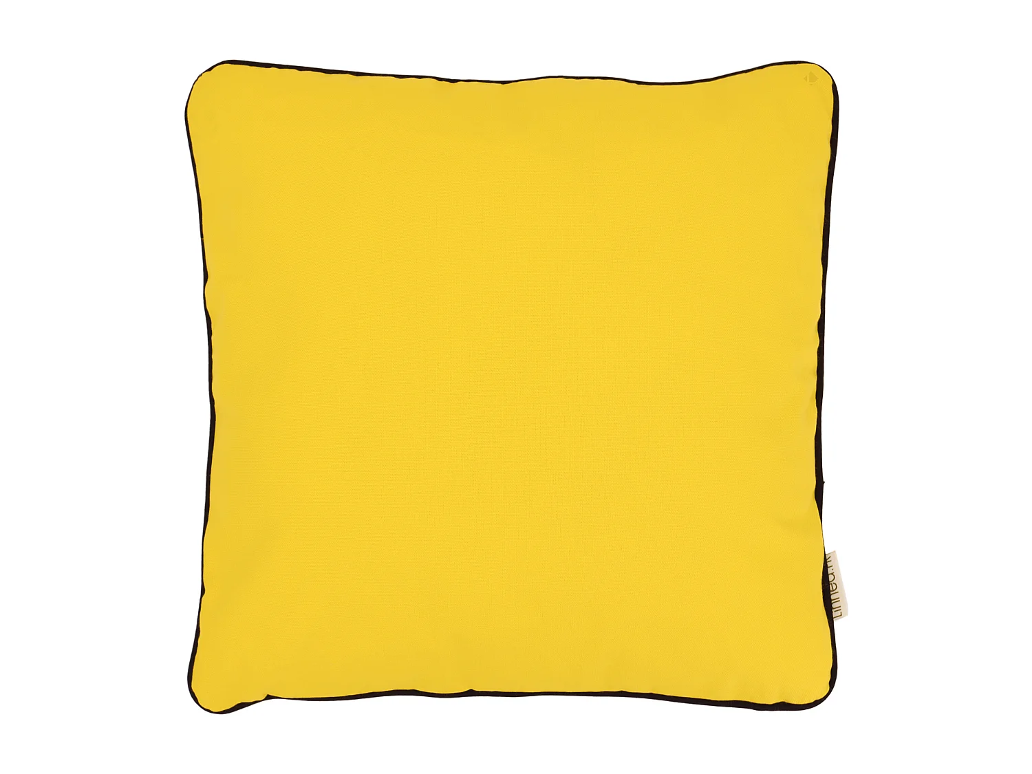 Housse de coussin 50x50 cm MONTSEGUR jaune Curcuma