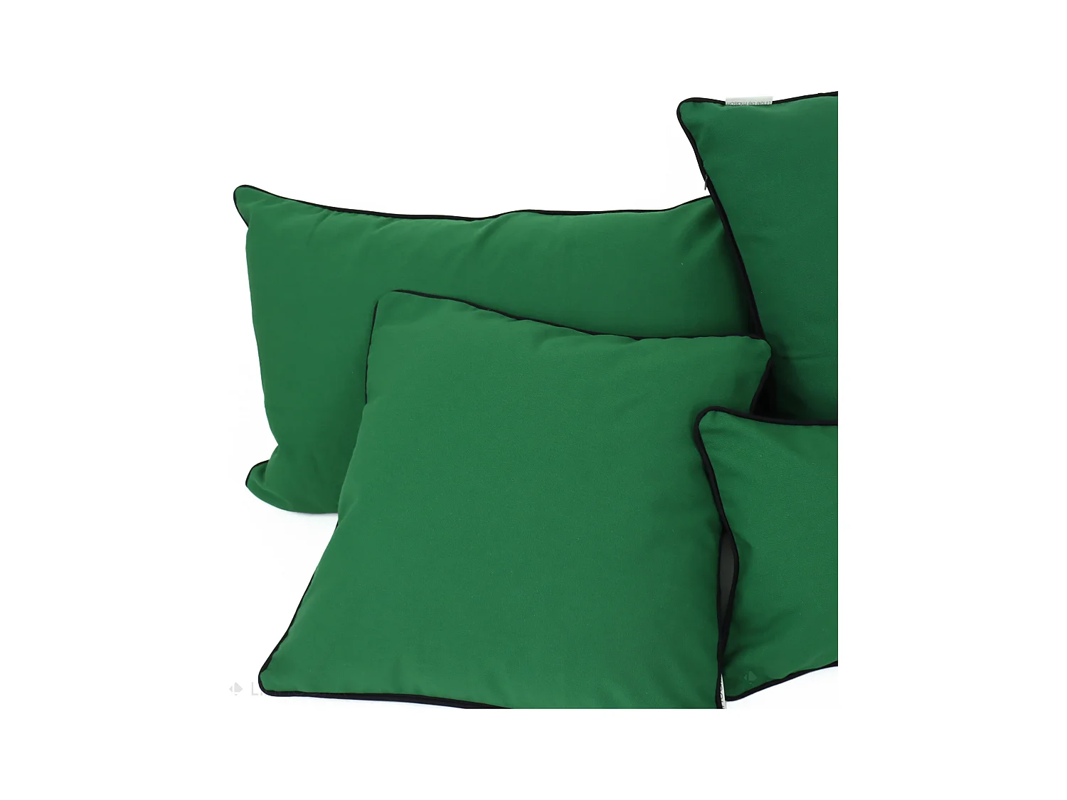 Housse de coussin 50x50 cm MONTSEGUR vert Sapin