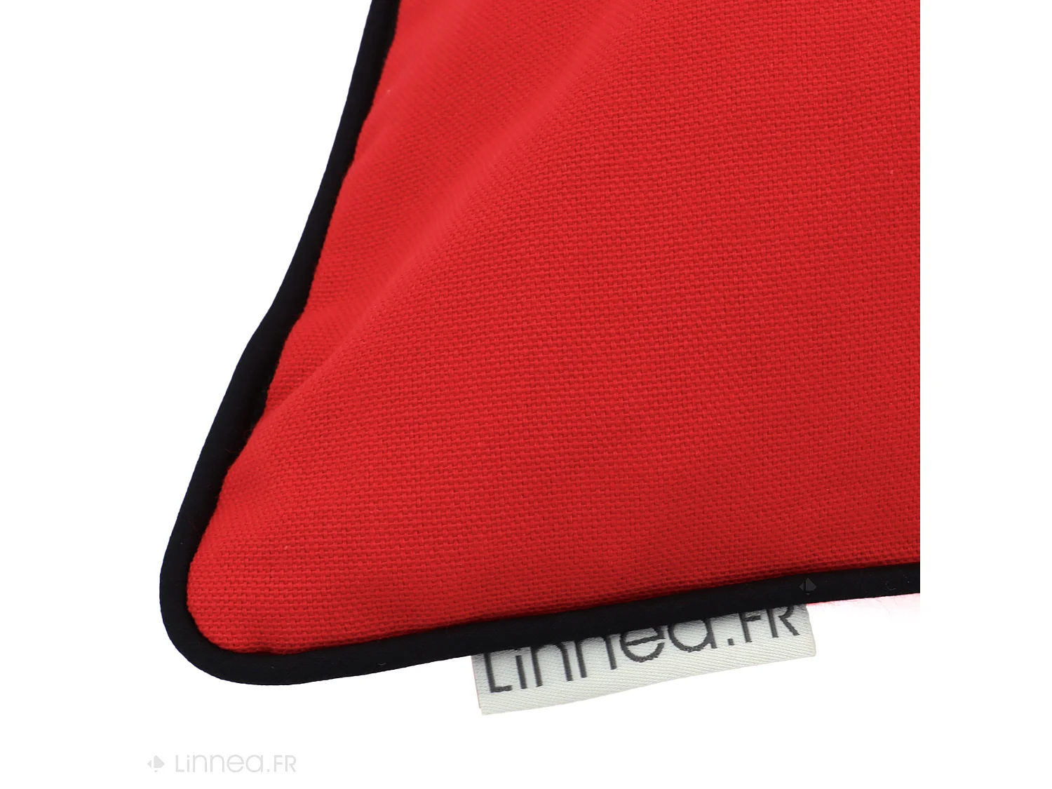 Housse de coussin 80x80 cm MONTSEGUR rouge Tomate