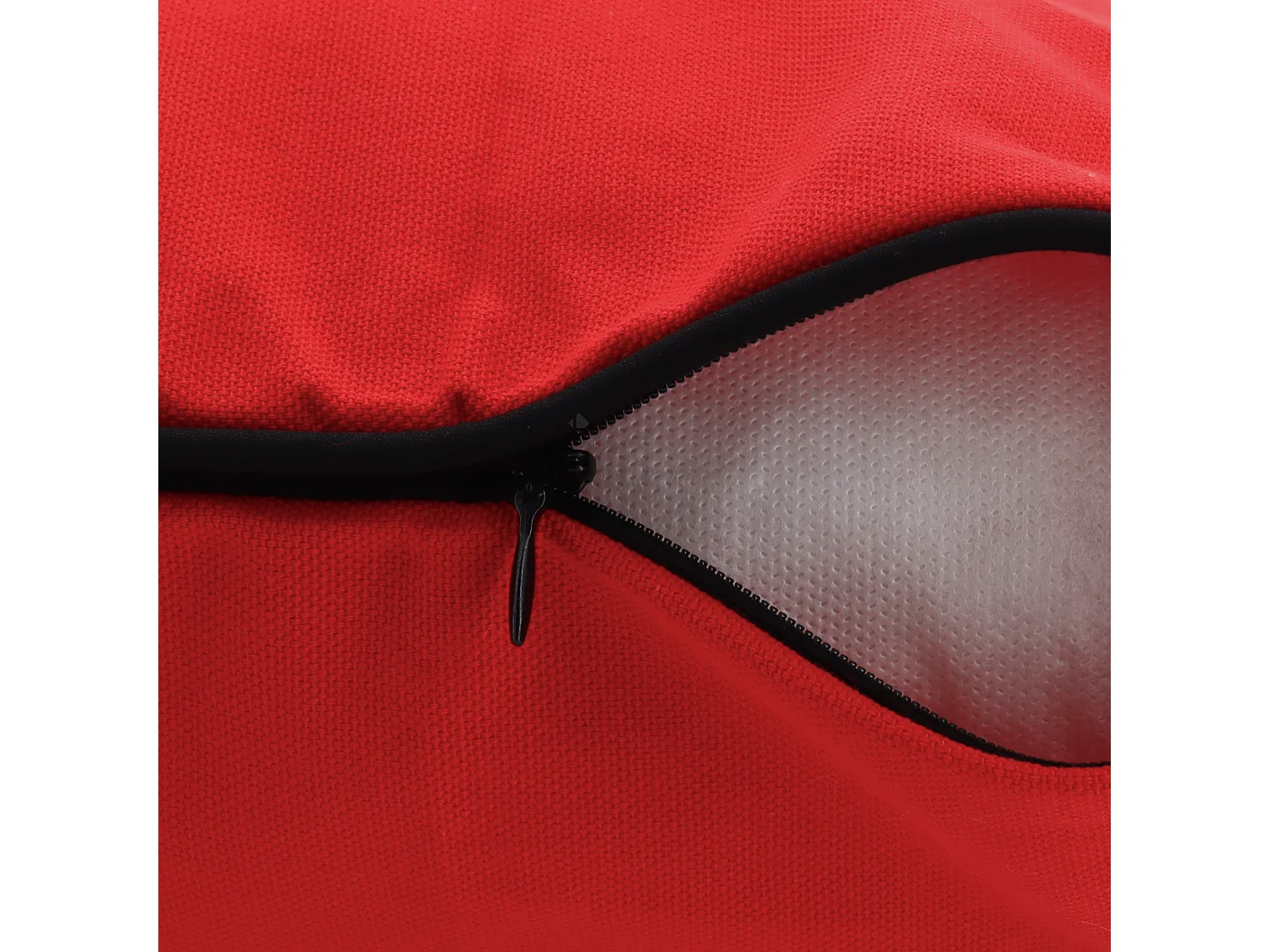 Housse de coussin 50x50 cm MONTSEGUR rouge Tomate