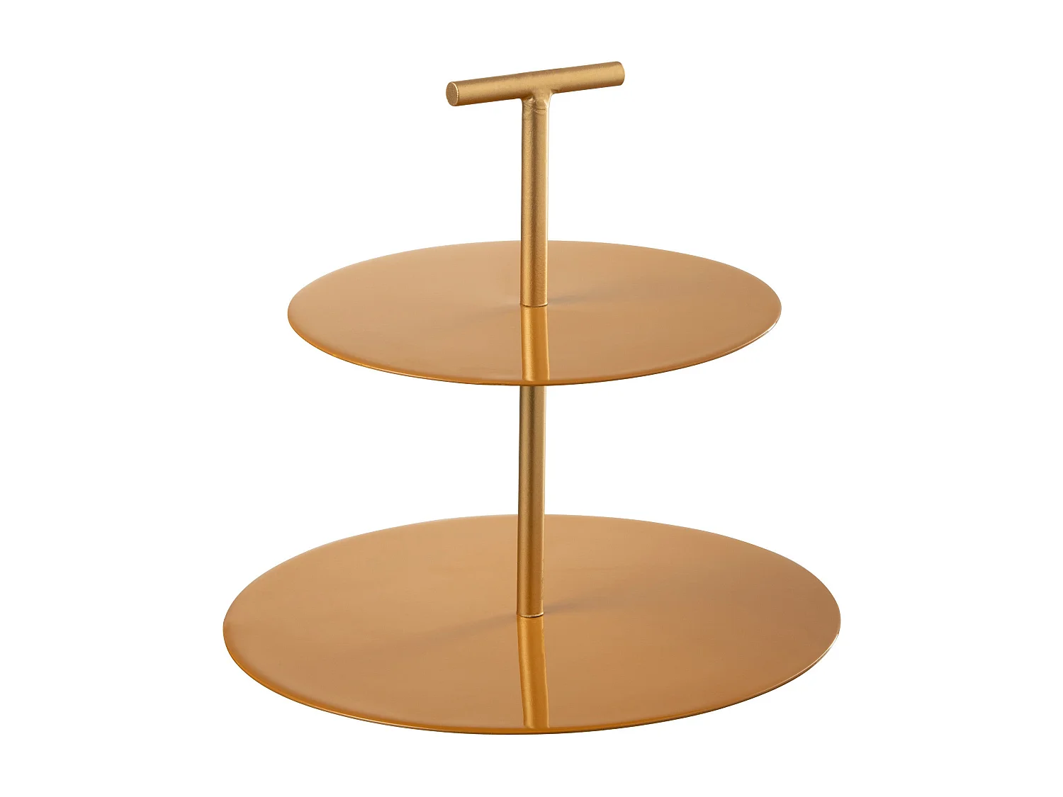 Plateau de Présentation 2 Niveaux "Ocari" 25cm Ocre