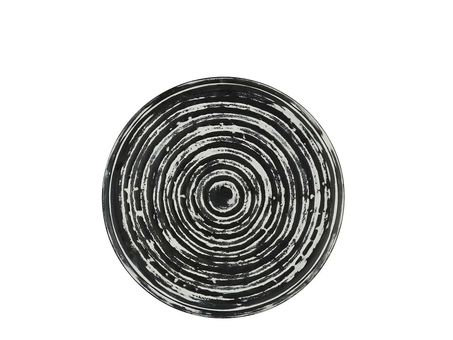 Plateau de Service en Métal "Lenzo" 51cm Noir