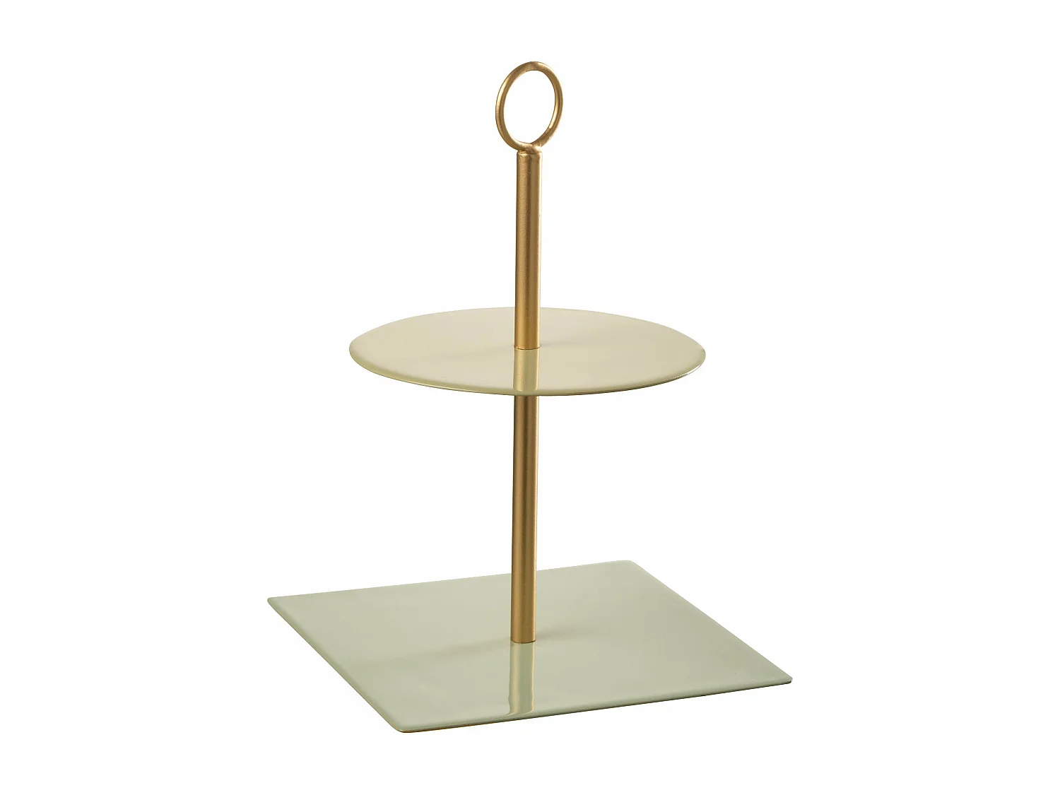 Plateau de Présentation 2 Niveaux "Médila" 26cm Vert