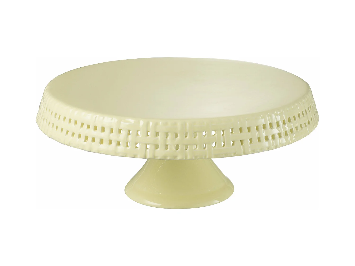Plat à Tarte en Céramique "Vercer" 34cm Jaune